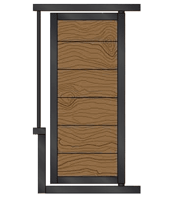 Large Solid Feed Door - Painted
